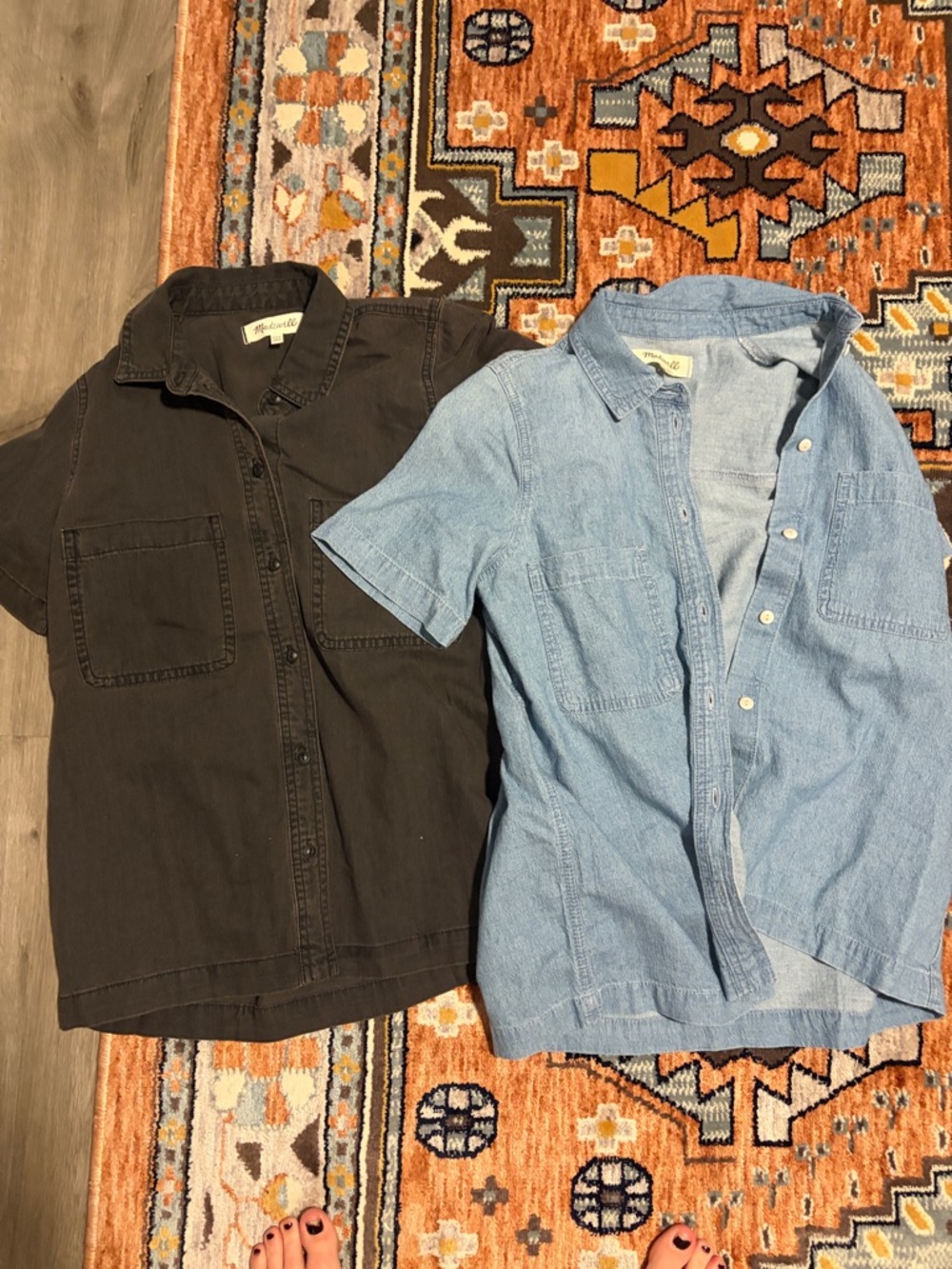 Madewell denim tops